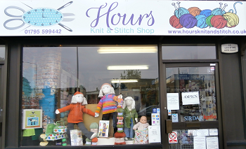 Shop front of Hours Knit & Stitch