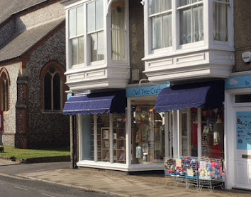 Shop front of Owl Tree Crafts