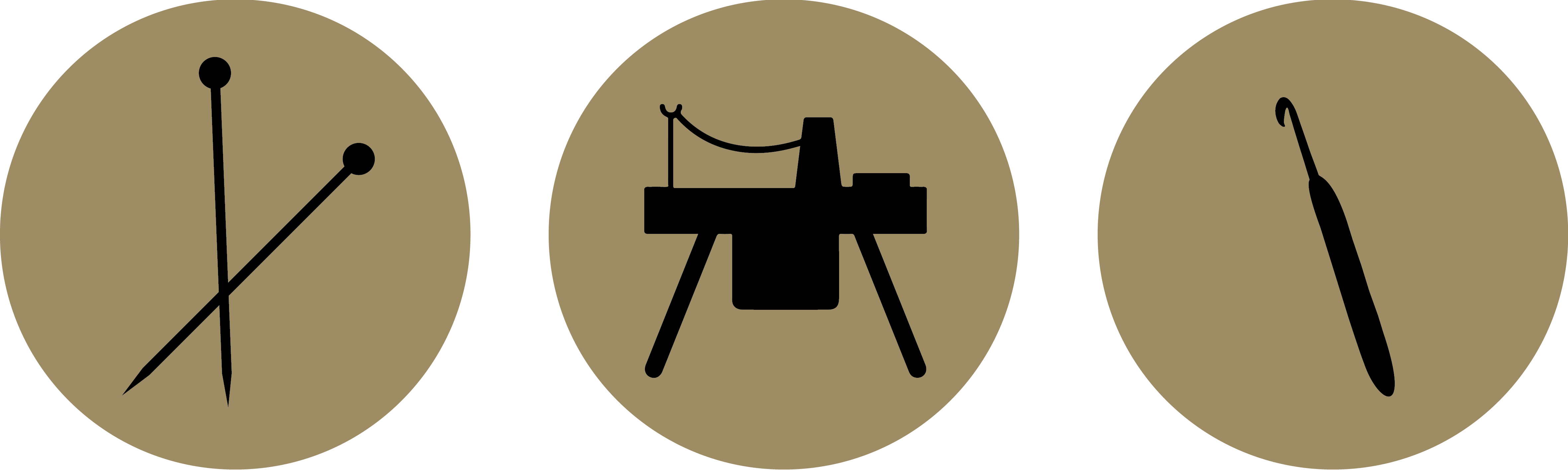 Hand knitting, machine knitting and crochet